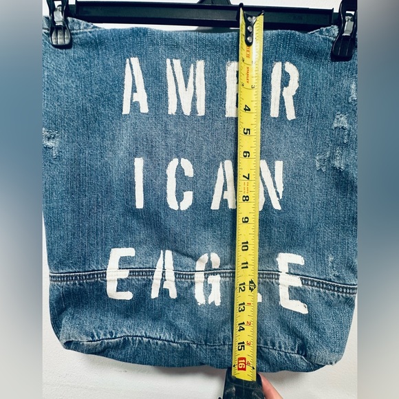 American Eagle Outfitters Blue Denim Tote - Picture 5 of 6